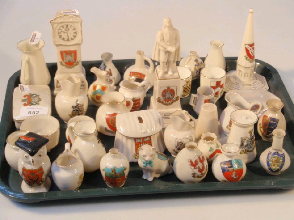 Appraisal: A small collection of crested ware