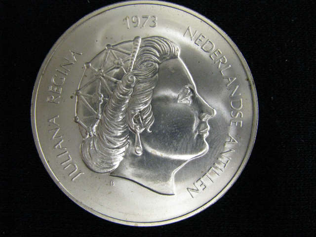 Appraisal: Netherlands Guilden SIlver Coin UNC