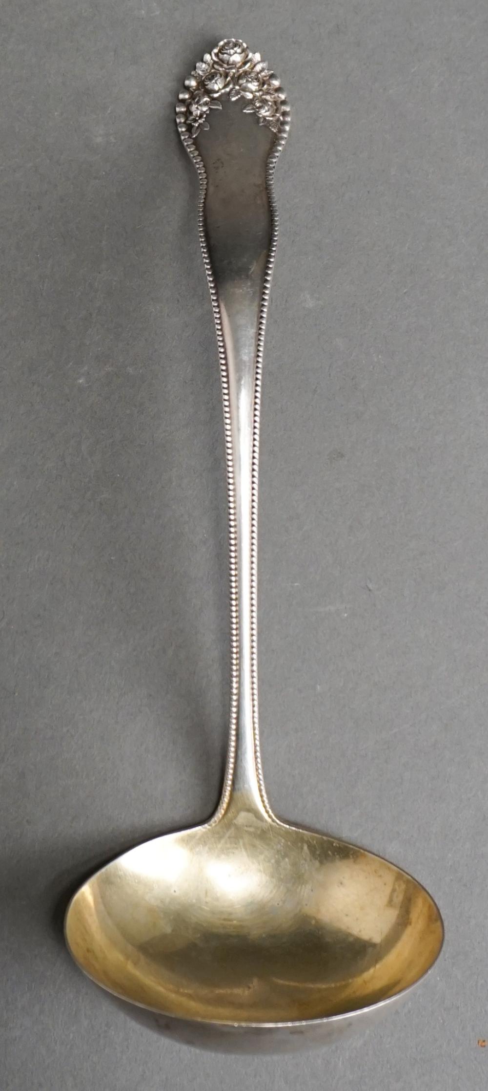 Appraisal: Gorham Sterling Silver and Partial Gilt Punch Ladle ozt