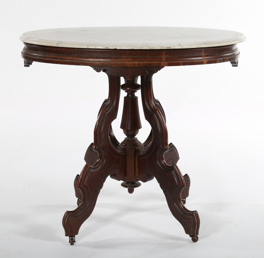 Appraisal: Victorian marble top table Undernumber