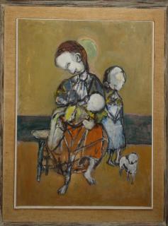 Appraisal: Henry Botkin Am - The Family o b signed mid