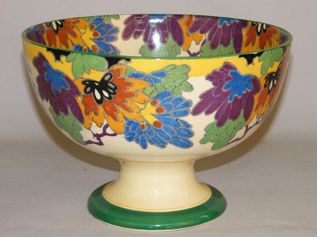 Appraisal: Royal Doulton 'Gloria' pattern circular footed fruit bowl D high