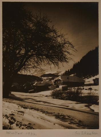 Appraisal: SHEELER CHARLES - Winter Vintage gelatin silver print x inches