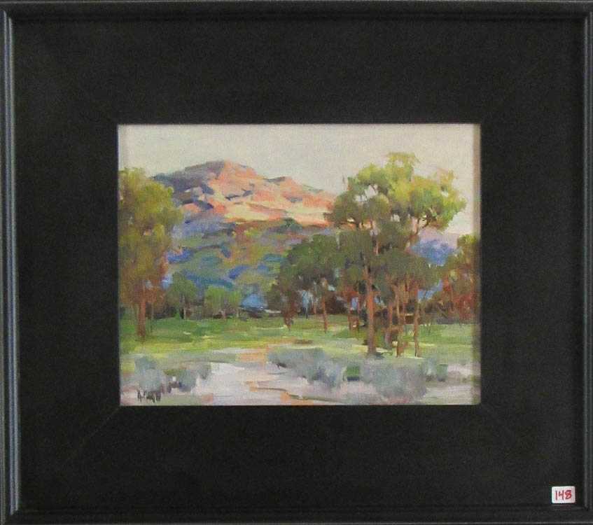 Appraisal: MARIE MARTIN OIL ON CANVAS California Oregon born Capistrano Dusk