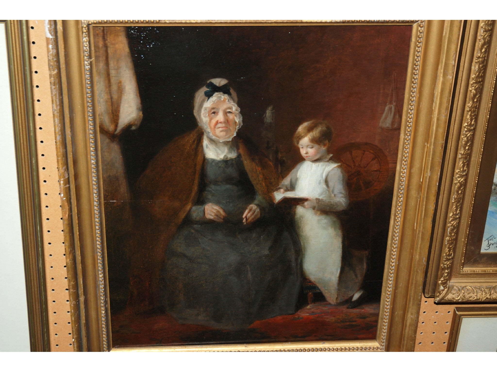 Appraisal: ANDREW GEDDES Portrait of Elizabeth Constable oil on panel