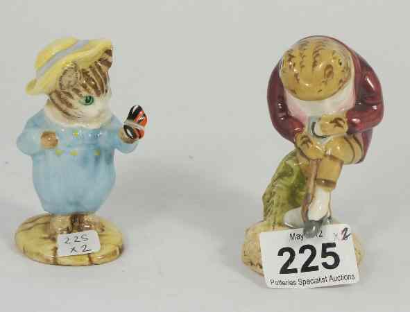 Appraisal: Royal Albert Beatrix Potter Figures Tom Kitten and Butterfly and