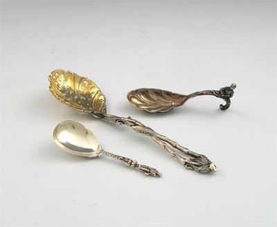 Appraisal: A Victorian apostle spoon London a th century Dutch caddy