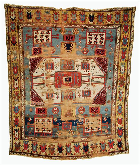 Appraisal: KARACHOPH KAZAK RUG Caucasus circa feet inches x feet Condition