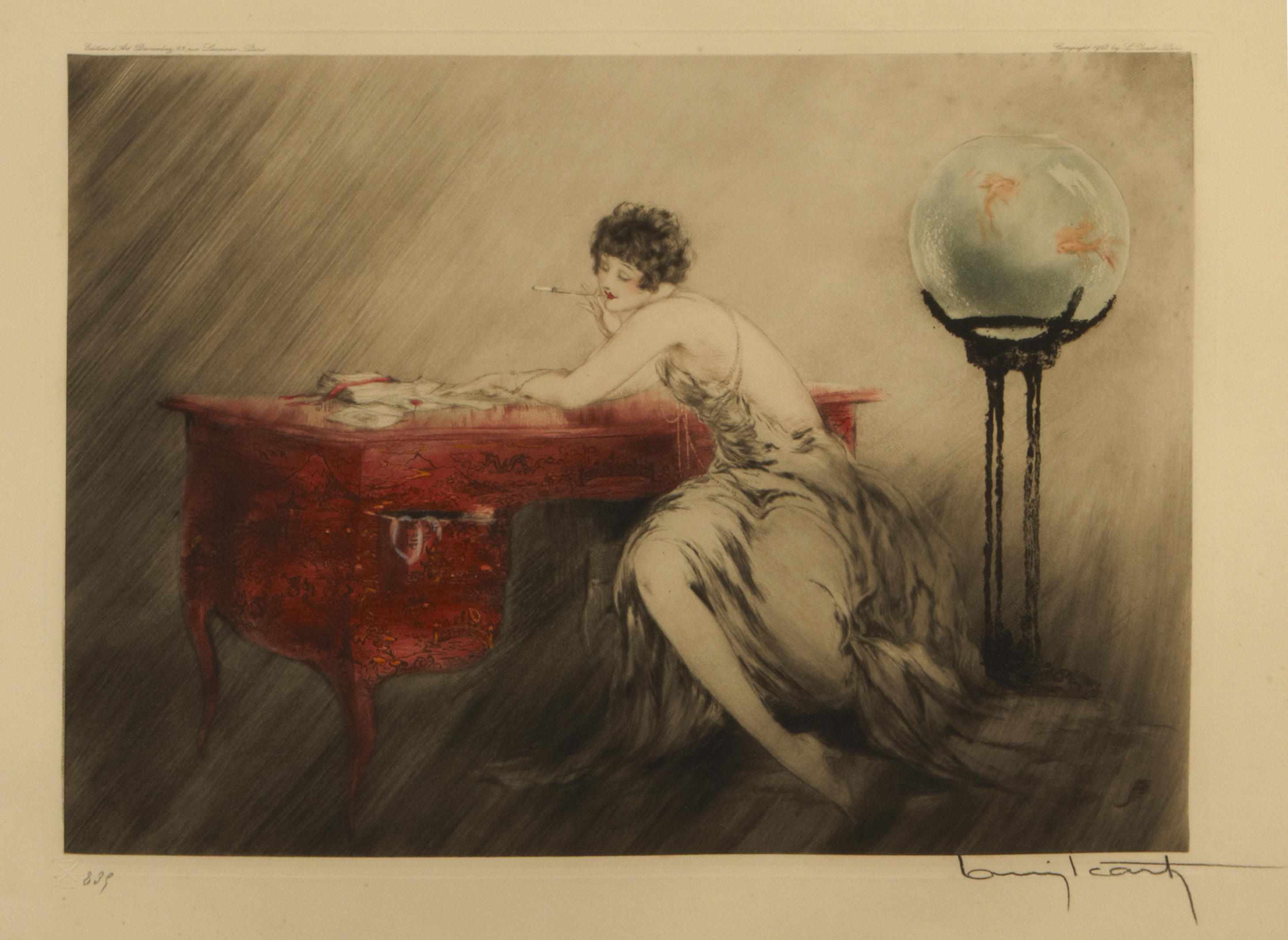 Appraisal: Louis Icart French - Recollections H C I Etching and