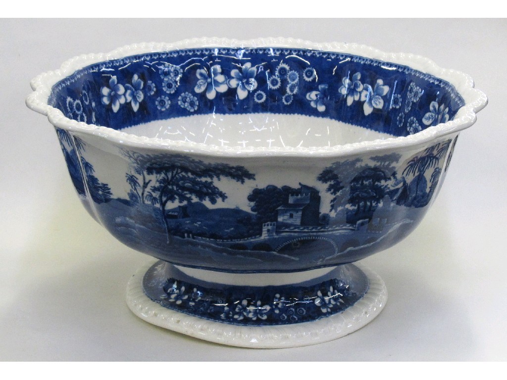 Appraisal: Large Spode 'Spode's Tower' punch bowl