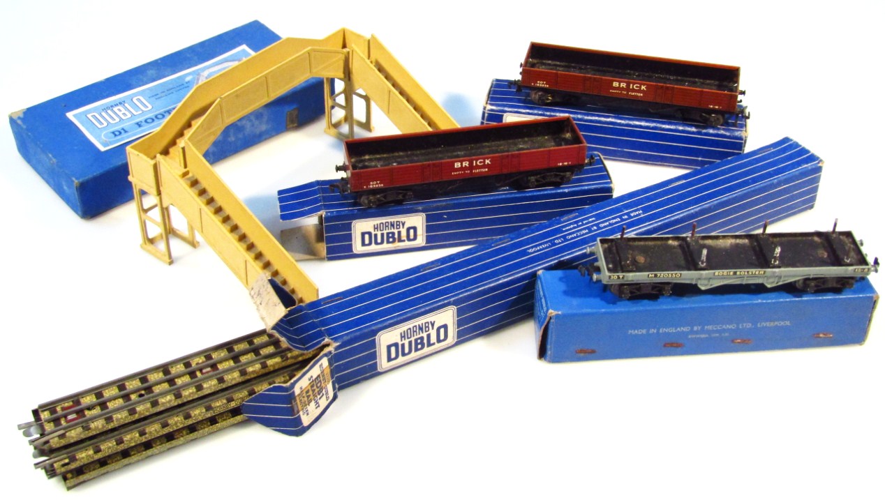 Appraisal: Various Hornby Dublo OO-gauge rolling stock accessories etc to include