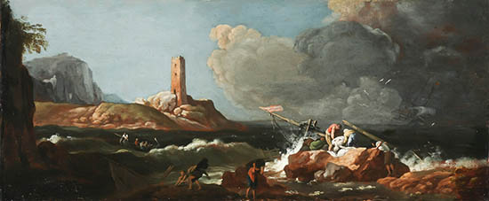 Appraisal: School of Claude Joseph Vernet French - Survivors of Shipwreck