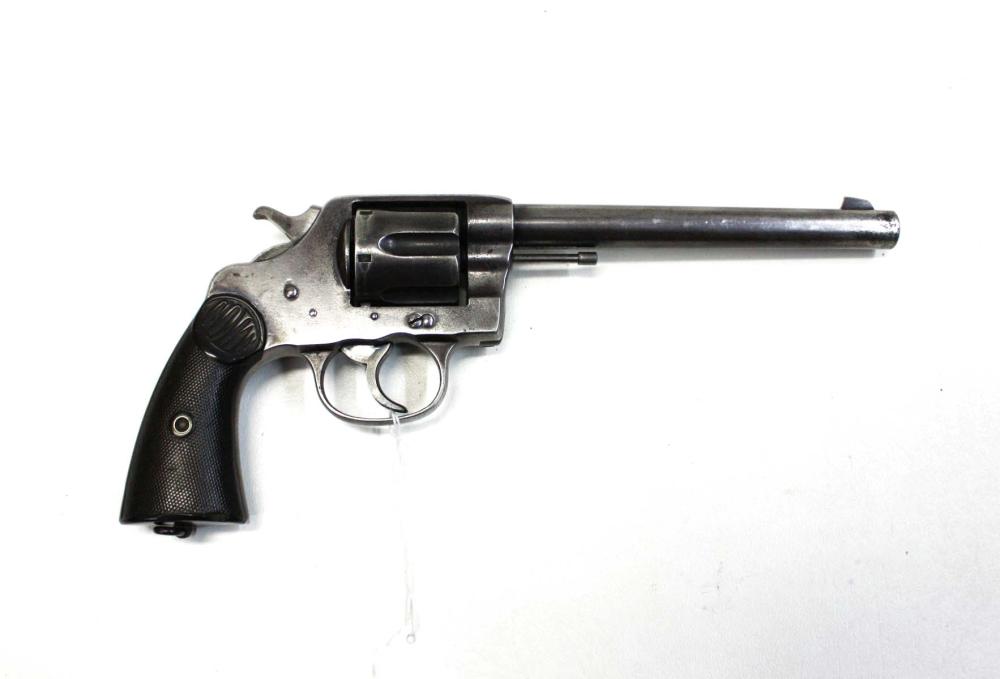 Appraisal: COLT NEW SERVICE MODEL DOUBLE ACTION REVOLVER caliber barrel blued