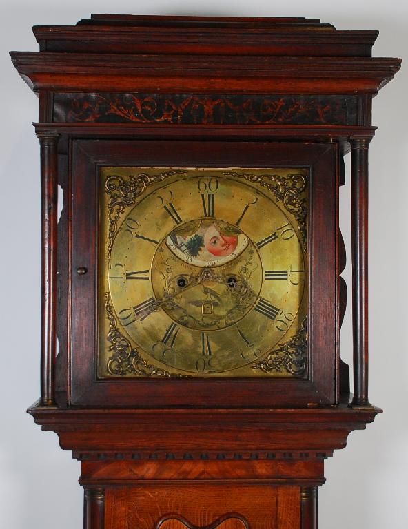 Appraisal: LATE EIGHTEENTH CENTURY OAK LONGCASE CLOCK by John Banks Oldham