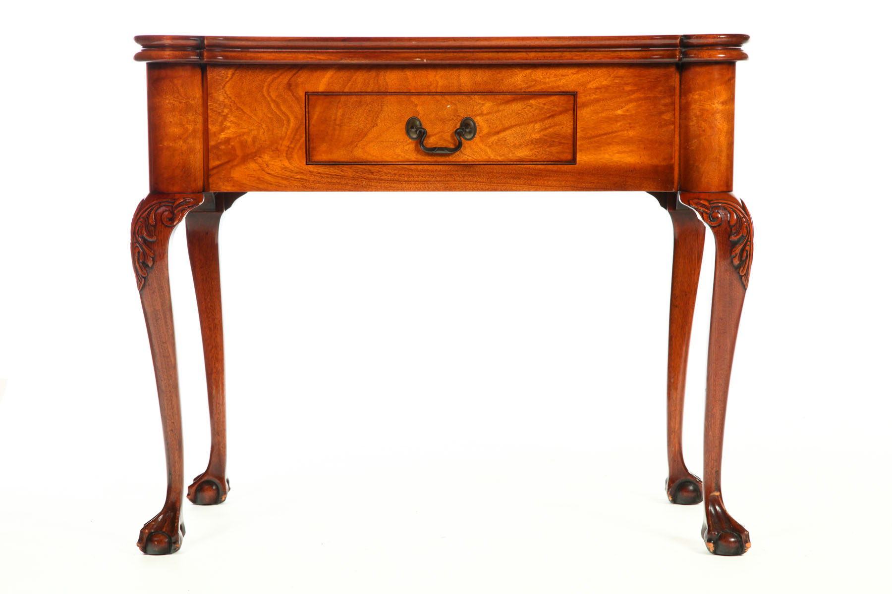 Appraisal: CHIPPENDALE-STYLE CARD OR GAMES TABLE Beacon Hill Furniture th century