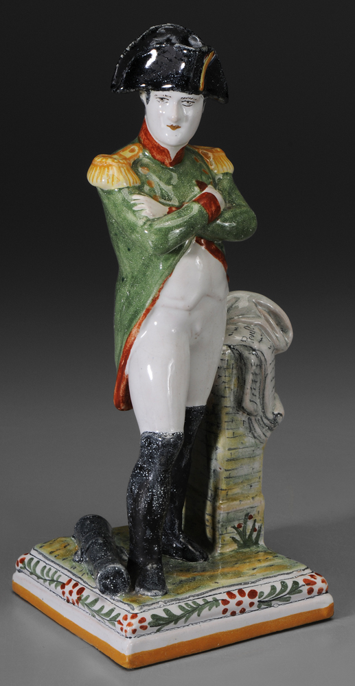 Appraisal: Quimper Figure of Napoleon French late th early th century