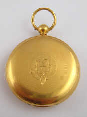 Appraisal: An carat gold full hunter pocket watch the movement signed