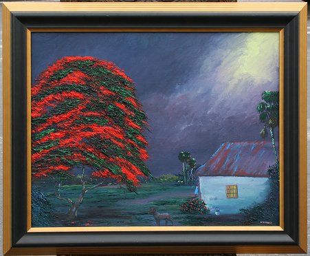 Appraisal: WHEELER Charles American th C Florida Highwaymen nocturnal homestead by