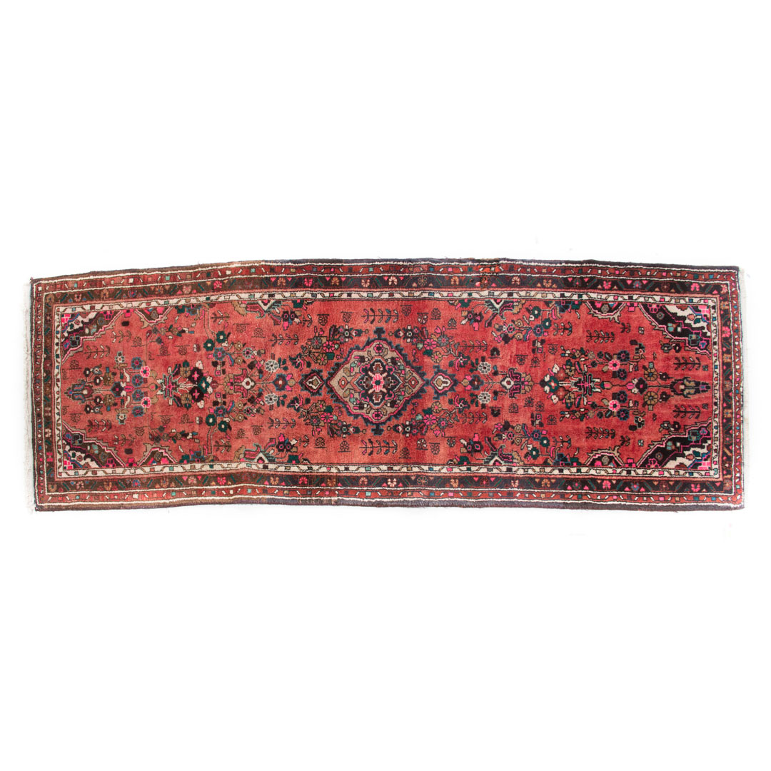 Appraisal: Persian Hamadan runner approx x Iran circa Condition Some sun