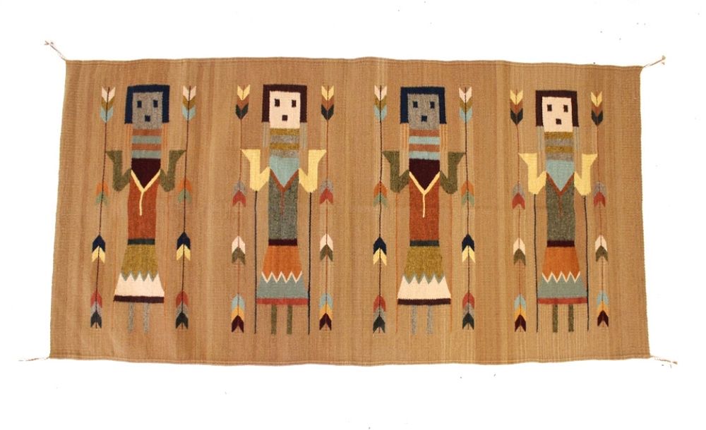 Appraisal: Yei Wool Rug by Master Weaver Tito Gutierrez This is