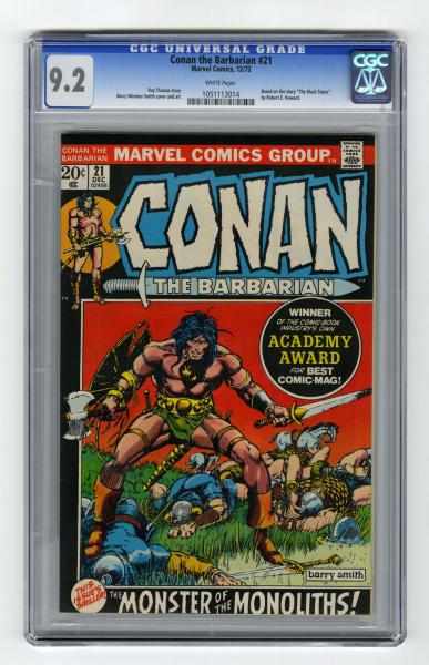 Appraisal: Conan the Barbarian CGC Marvel Comics Click for full description