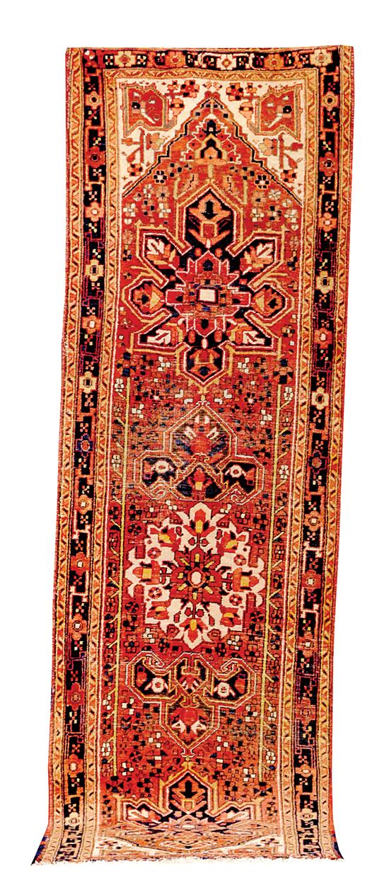 Appraisal: Persian Heriz runner ' x '