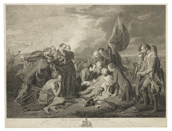 Appraisal: CANADA Woollett William engraver after Benjamin West The Death of