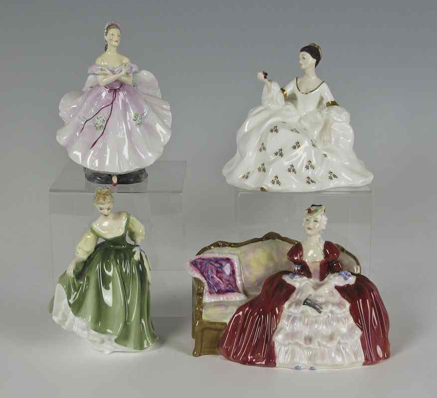 Appraisal: ROYAL DOULTON FIGURINES BELLE O'THE BALL HN FAIR LADY HN