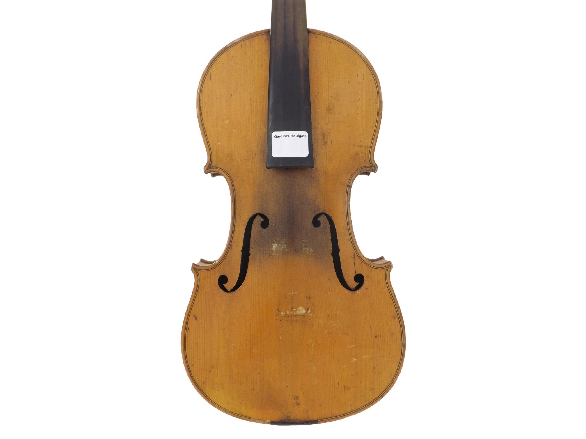 Appraisal: Violin labelled Jos Hauser Erding Oberbayern cm