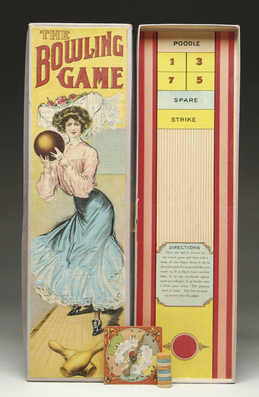 Appraisal: THE BOWLING GAME A rare and charming Singer game whose