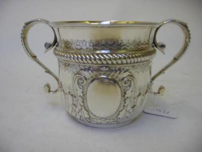 Appraisal: A VICTORIAN PORRINGER maker Walter John Barnard London of half