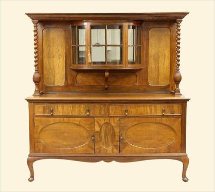 Appraisal: English Arts and Crafts Movement Mahogany and Walnut Sideboard x