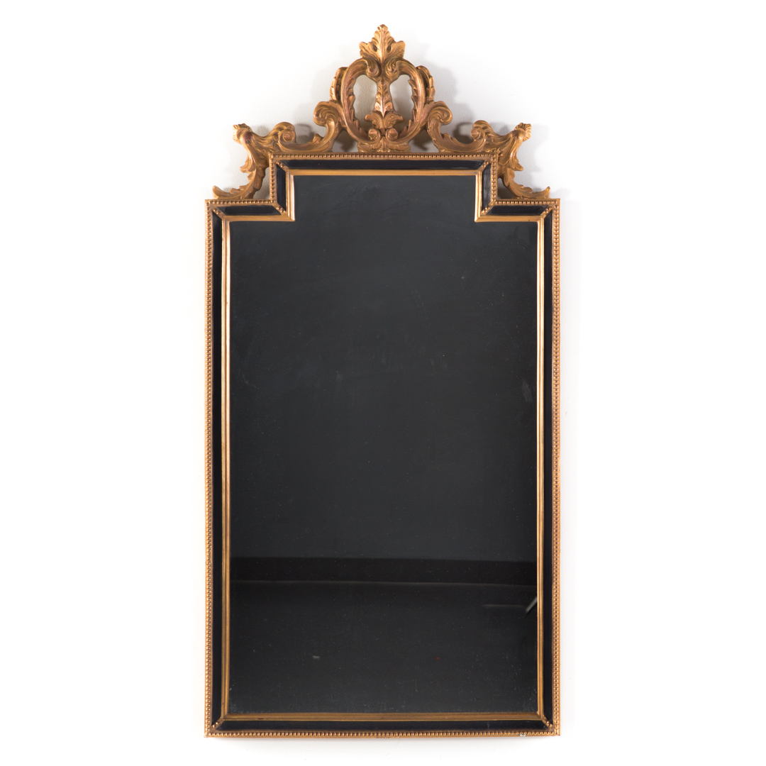 Appraisal: Contemporary Neoclassical style mirror painted wood x in