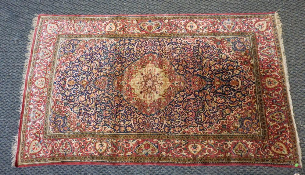 Appraisal: TABRIZ SILK RUG FT IN X FT INTabriz Silk Rug