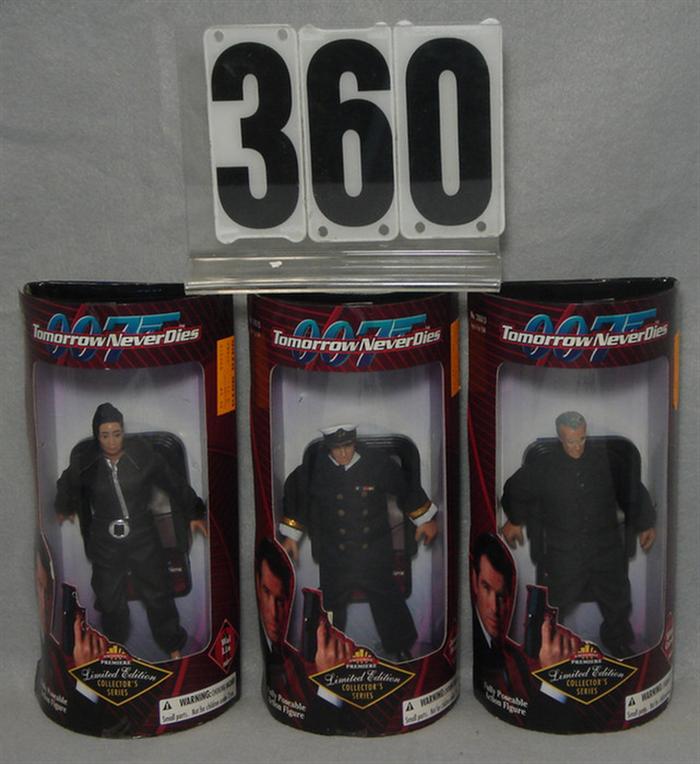 Appraisal: Tomorrow Never Dies figures lot of mint in original boxes