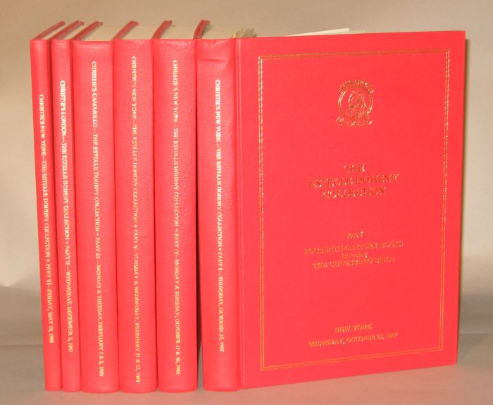 Appraisal: vols Auction Catalogues Christie's The Estelle Doheny Collection New York