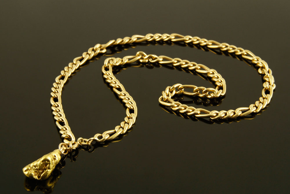 Appraisal: A - K Gold Chain Necklace K yellow gold chain