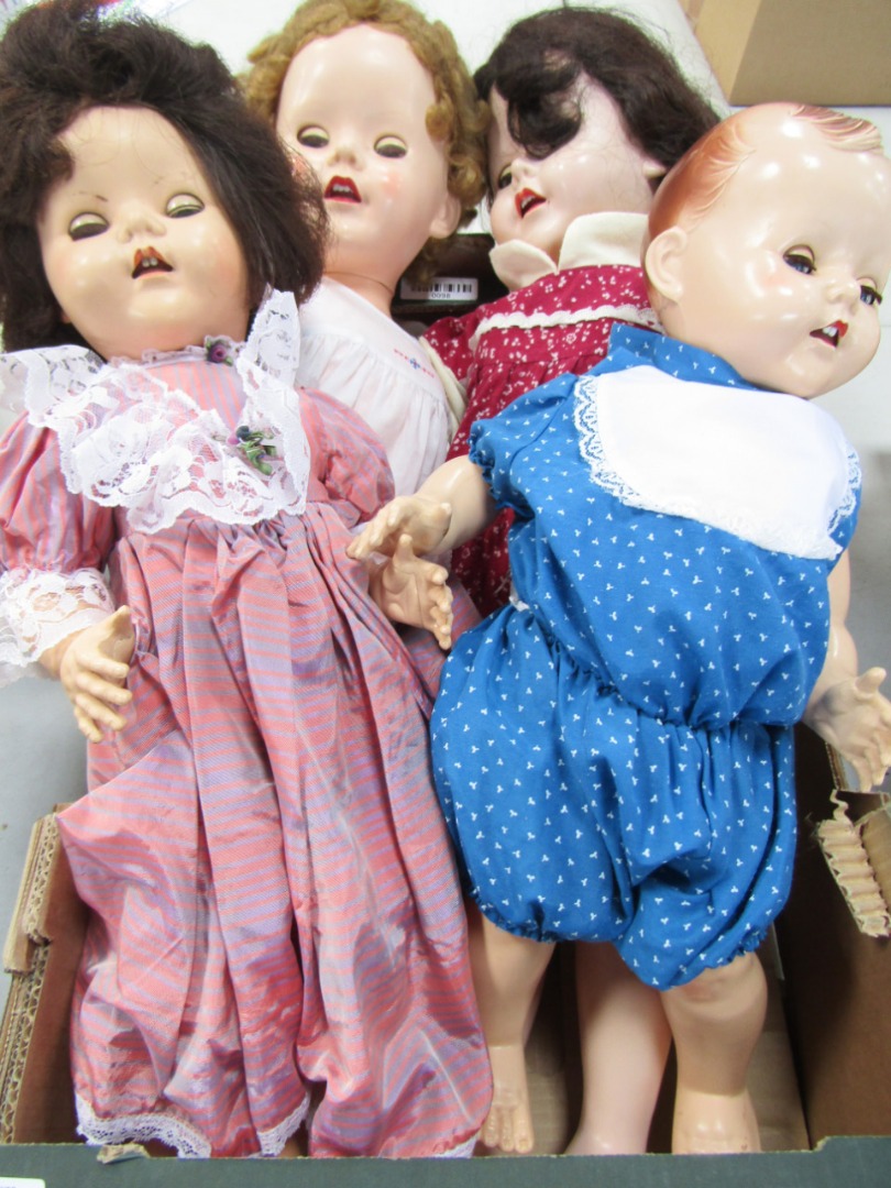 Appraisal: Four Pedigree walking talking dolls two cm long and two