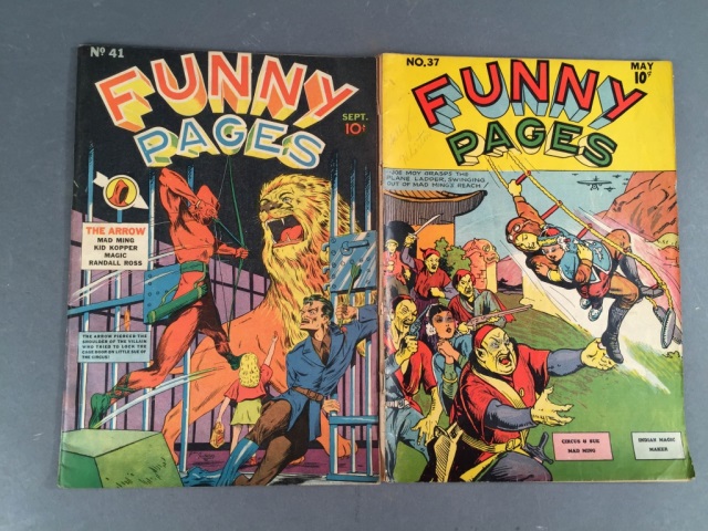 Appraisal: Funny Pages May September Ungraded unrestored Most of these comics