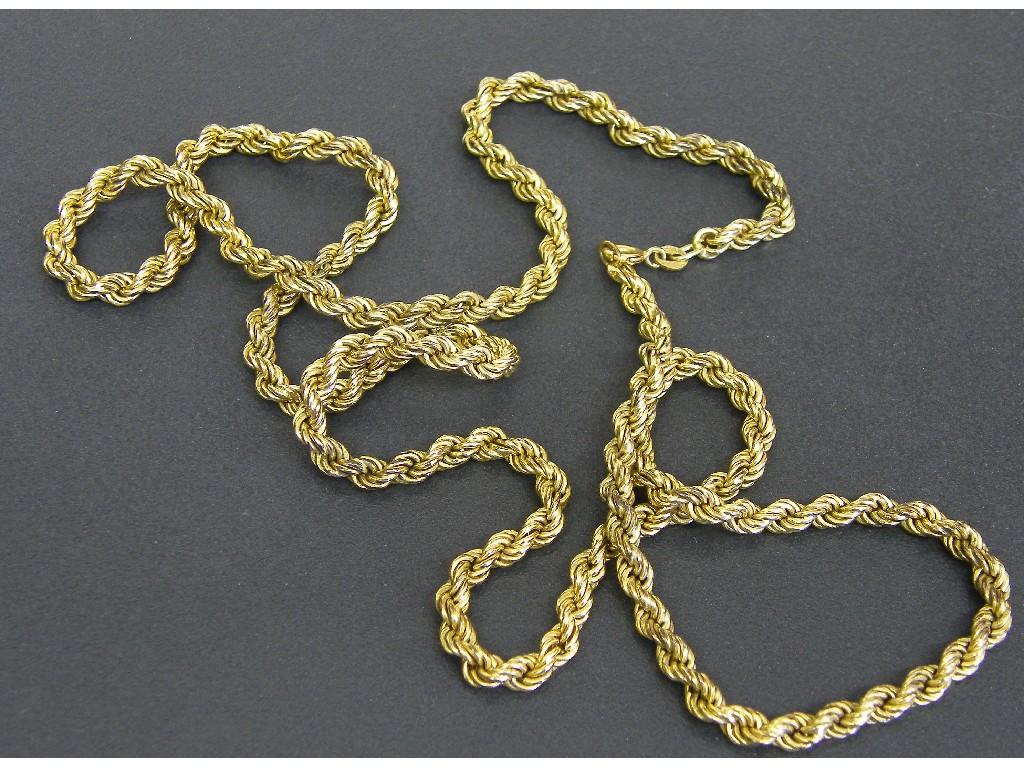 Appraisal: ct rope necklet gm long