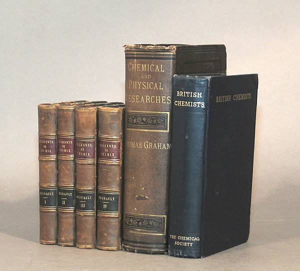 Appraisal: CHEMISTRY Approximately titles including Regnault M V Cours Elementaire de