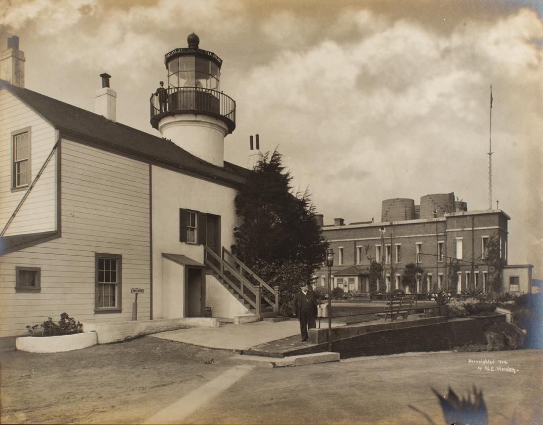 Appraisal: PHOTOGRAPH WILLARD ELMER WORDEN Willard Elmer Worden American - Light-house