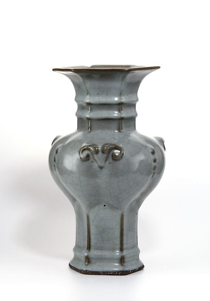 Appraisal: Guan Type Vase Chip at the rim Height in