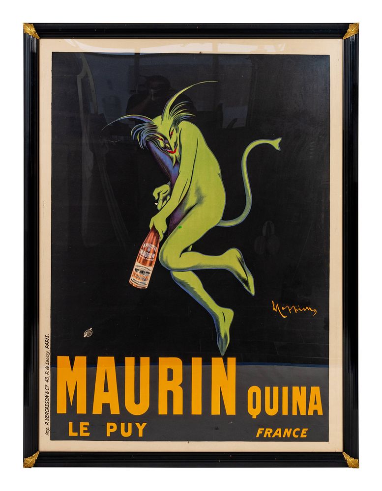 Appraisal: Leonetto Cappiello Italian French - Maurin Quina Leonetto Cappiello Italian