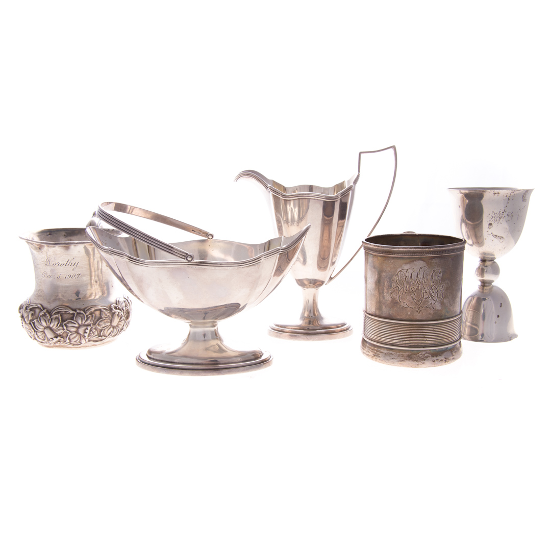 Appraisal: American sterling silver table articles comprising Gorham Plymouth creamer and