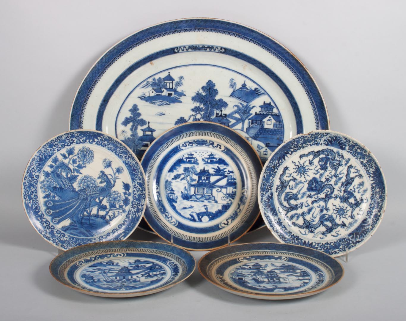 Appraisal: Assorted Chinese Export porcelain tableware late th th century including