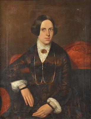 Appraisal: Unknown Artist American School th Century Portrait of a young