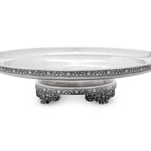 Appraisal: A Tiffany and Co Silver Footed Compote New York NY