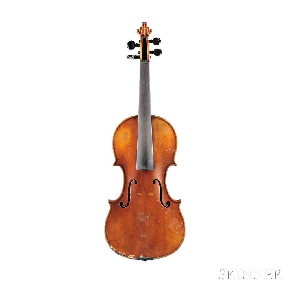 Appraisal: German Violin W H Hammig Leipzig bearing the maker's label