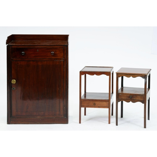 Appraisal: A Victorian mahogany chiffonier cm h x cm and two